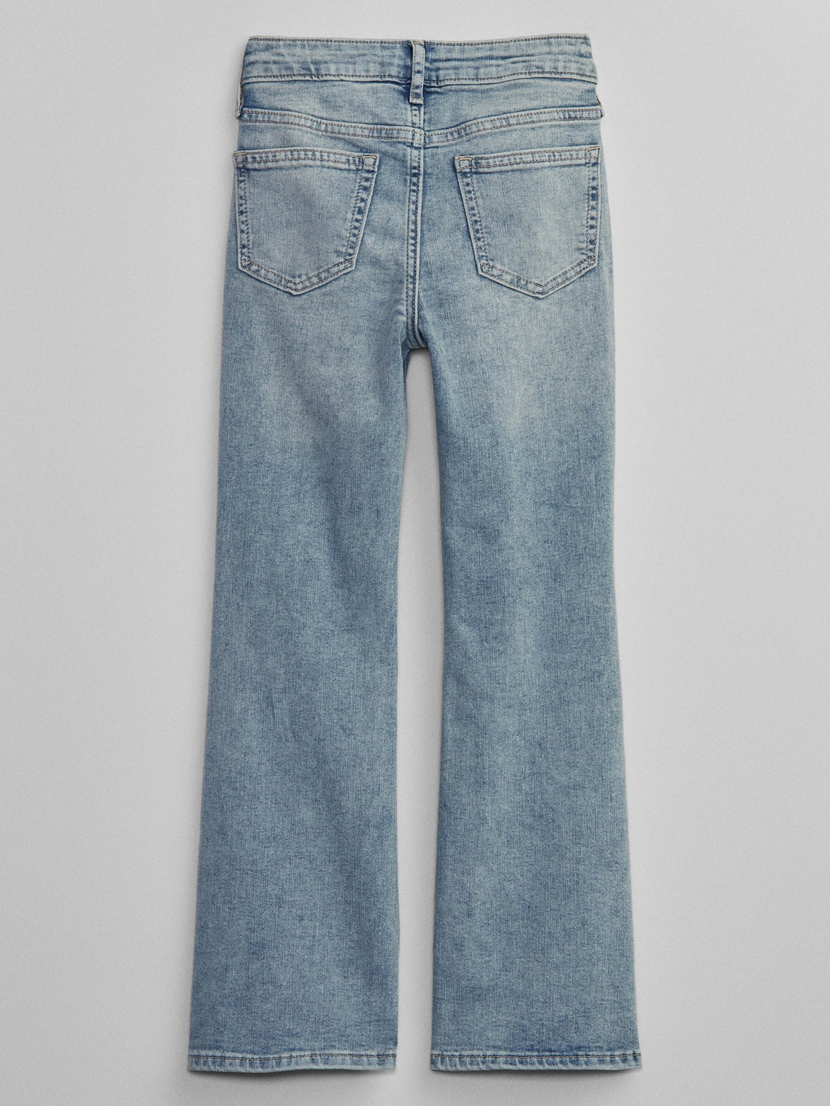Açık Mavi High Rise '70s Flare Jean Pantolon