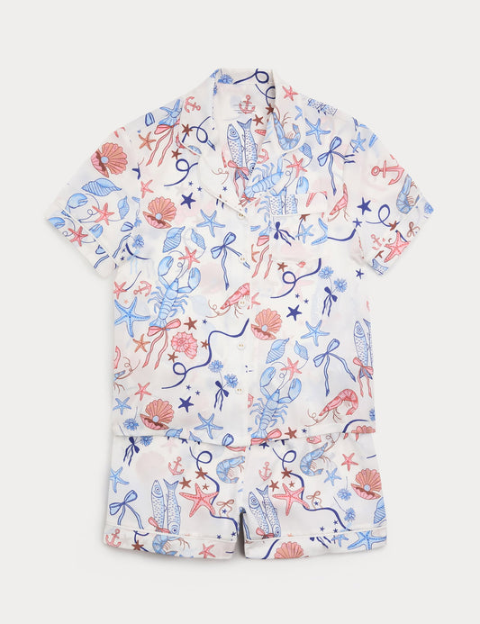 Desenli Pijama Takımı