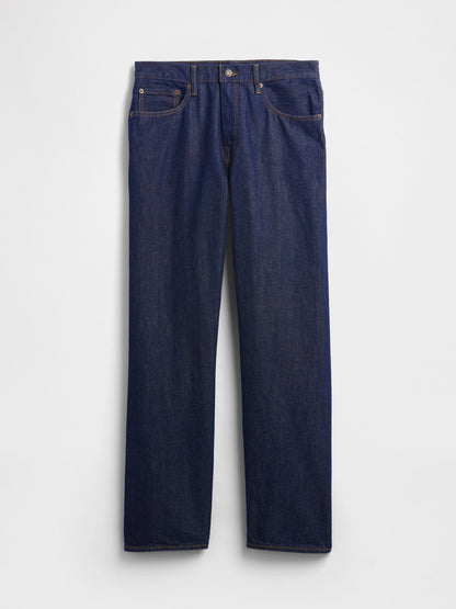 Lacivert Relaxed Jean Pantolon