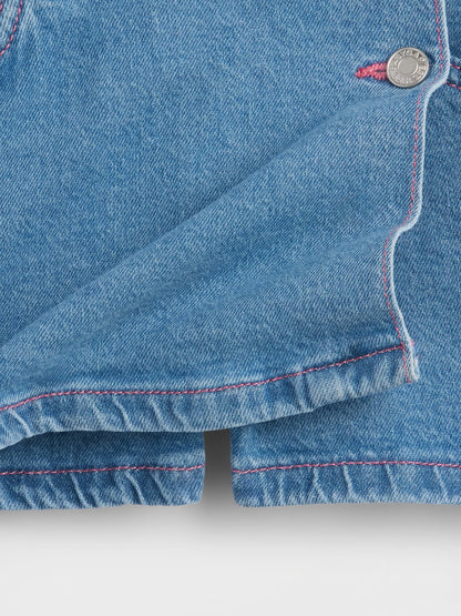 Açık Mavi Denim Etek