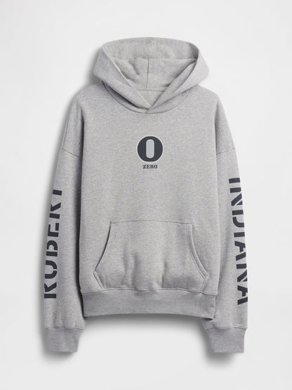 Gri Robert Indiana Vintagesoft Grafik Sweatshirt