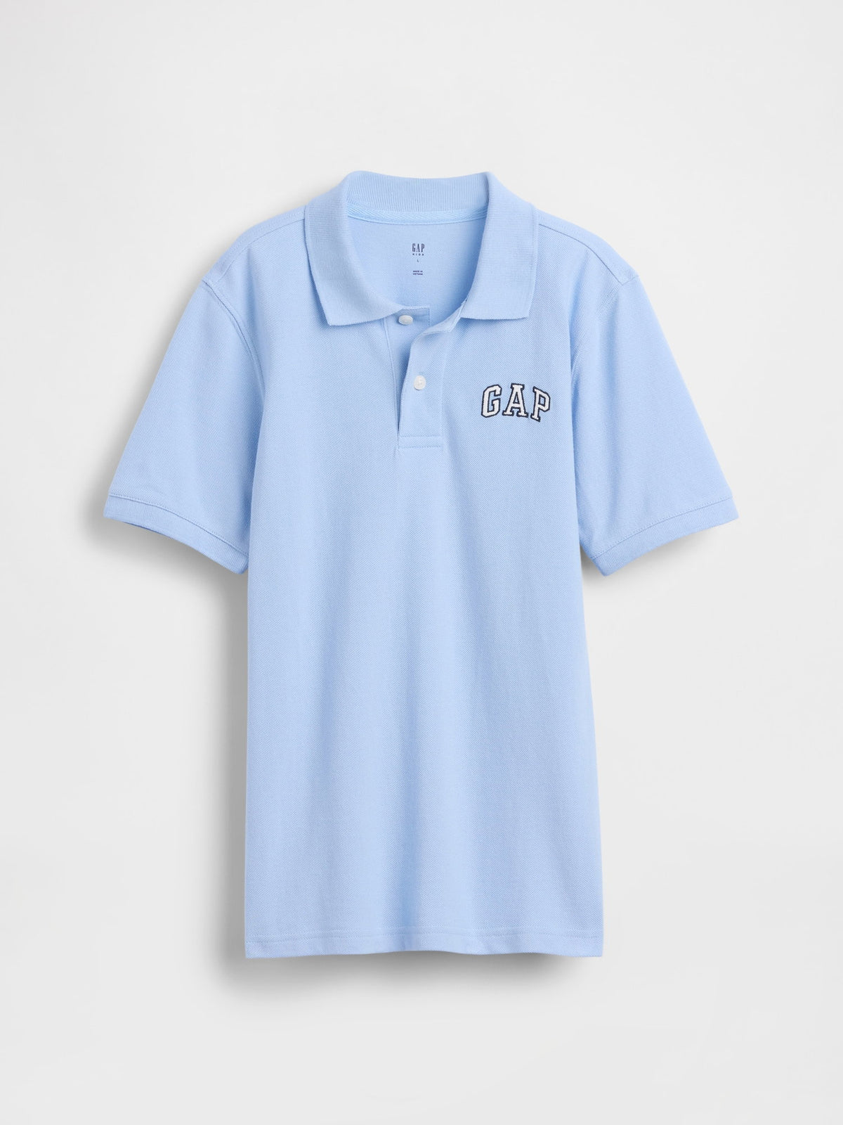 Açık Mavi Gap Logo Pique Polo T-shirt
