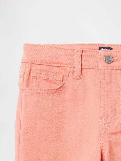 Turuncu Flare Jean Pantolon