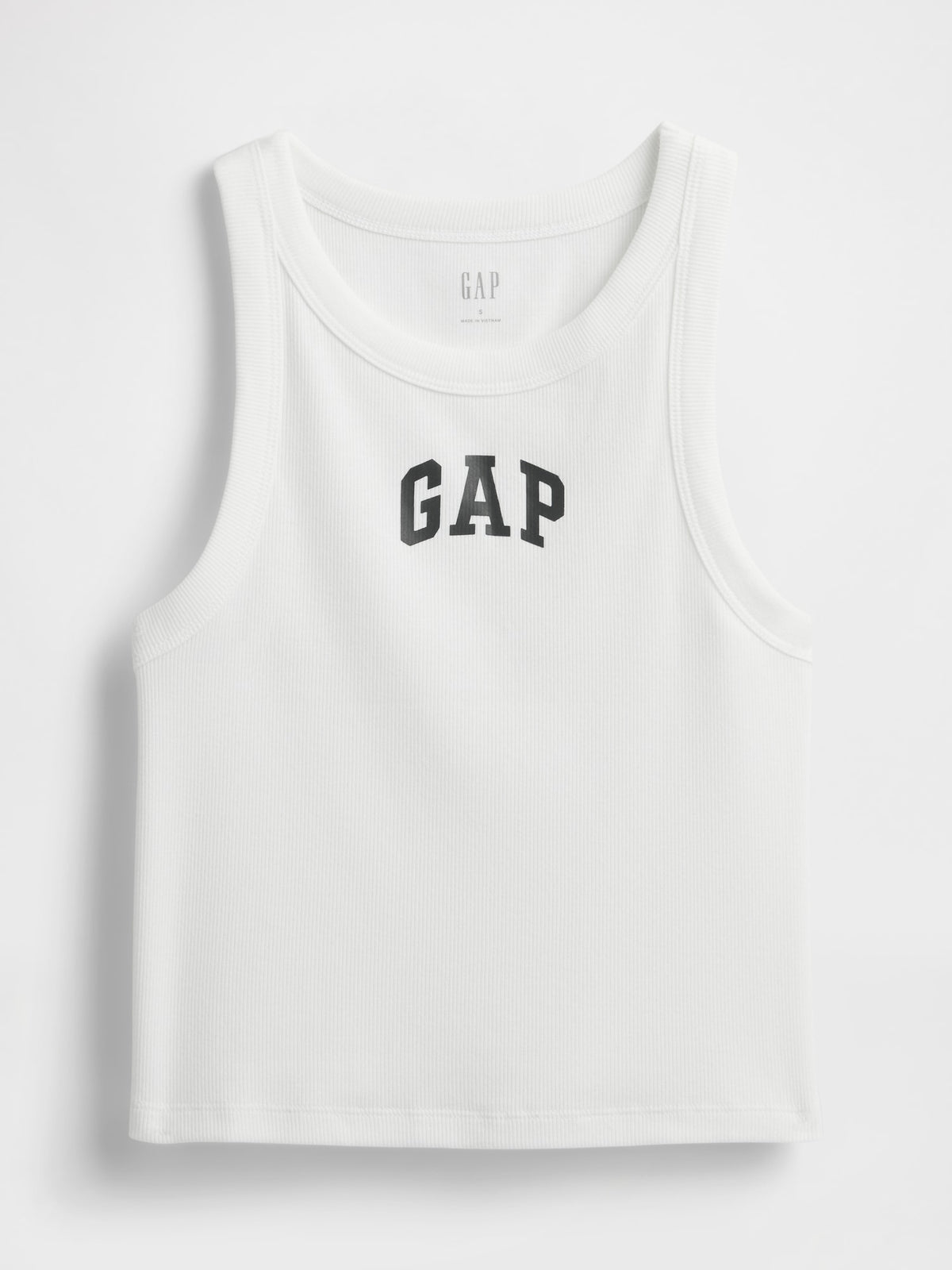 Beyaz Gap Logo Crop Atlet