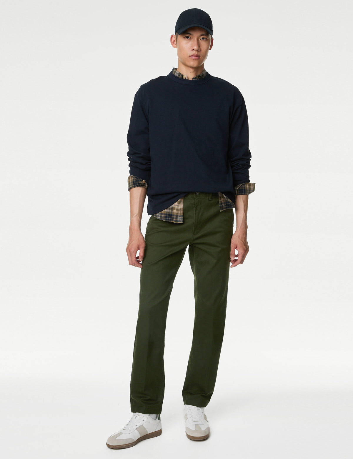 Regular Fit Heritage Twill Chino Pantolon