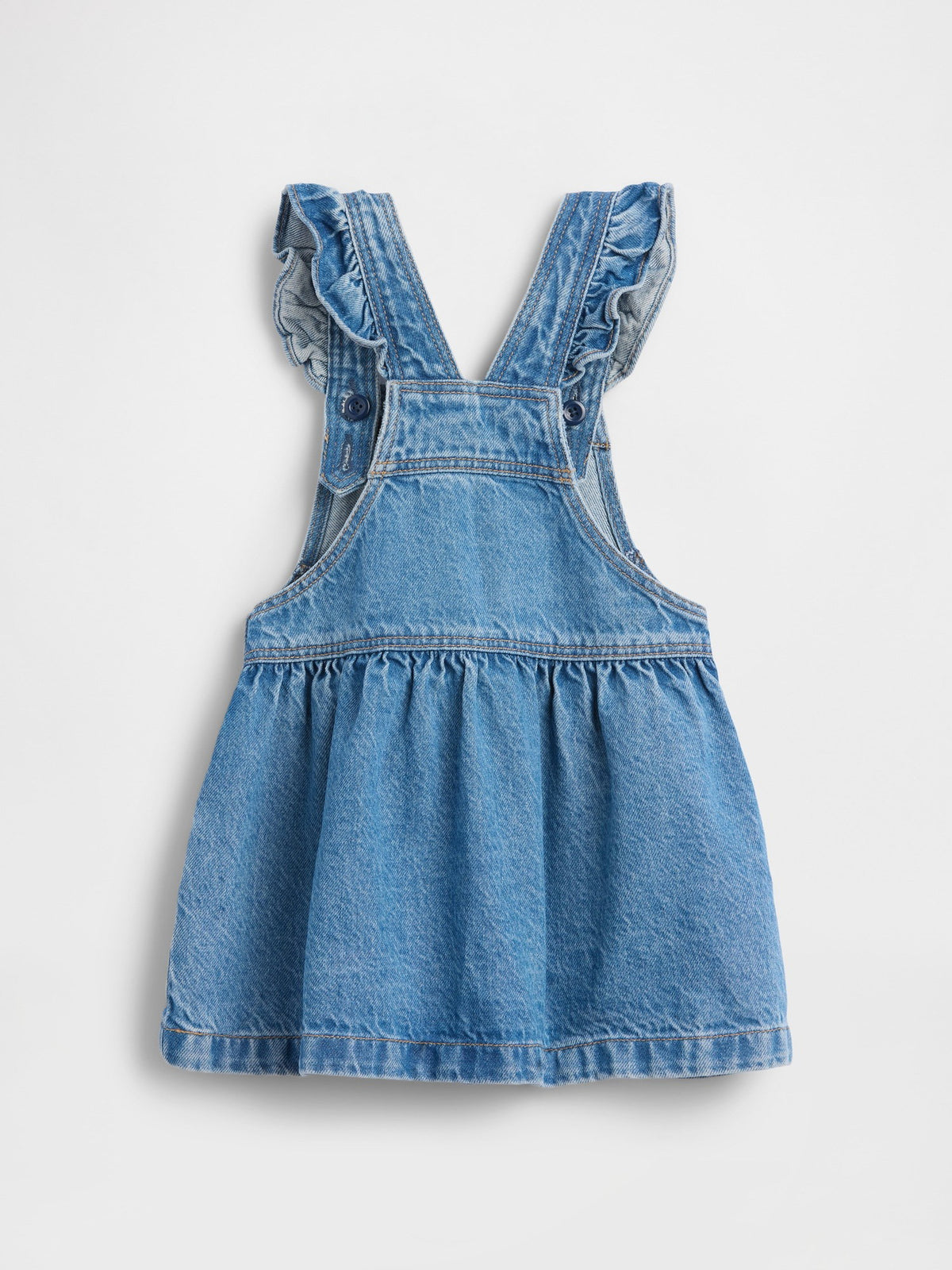 Mavi Ayı Cep Denim Salopet