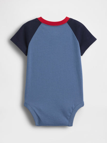 Mavi First Favorites Organik Pamuk Grafik Baskılı Bodysuit