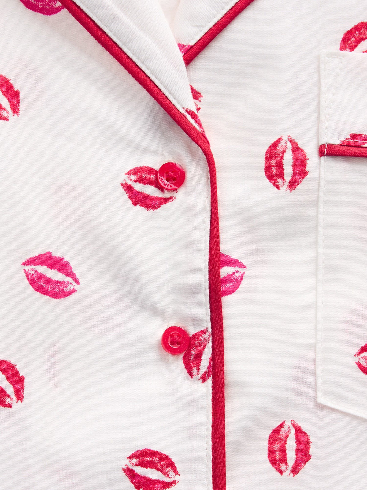 Kırık Beyaz Gap × Summer Fridays Relaxed Poplin Kiss Pijama Üstü