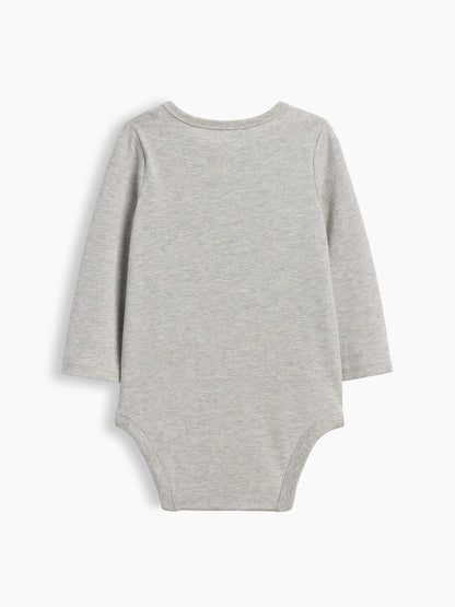 Gri Baby First Favorites Organik Pamuk Halloween Bodysuit
