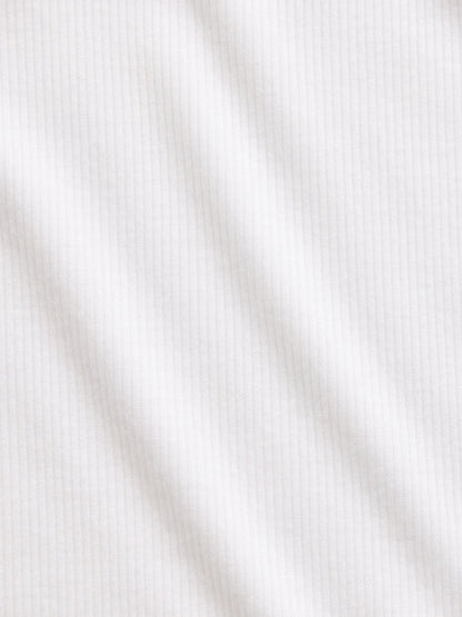 Beyaz Mini Fitilli Dantel Detaylı Askılı Pijama Üstü