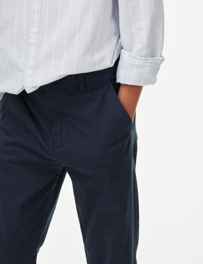 Pamuklu Chino Pantolon (6-16 Yaş)