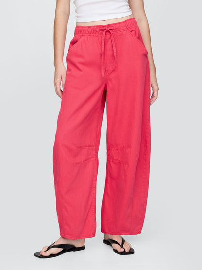 Pembe Mid Rise Ultrasoft Easy Horseshoe Jean Pantolon