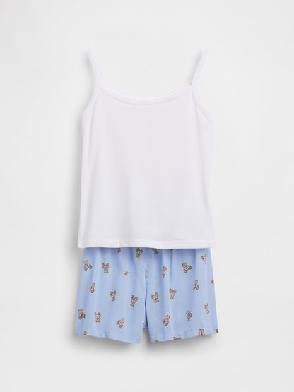 Açık Mavi %100 Recycled Pijama Takımı