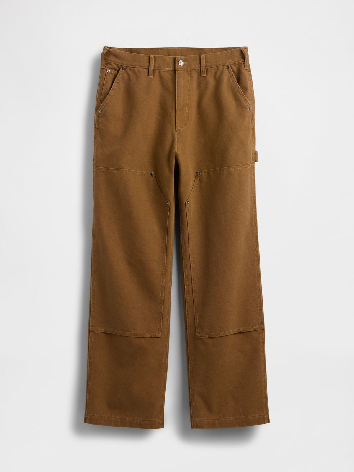 Kobalt Mavisi '90s Loose Kanvas Double-knee Carpenter Pantolon