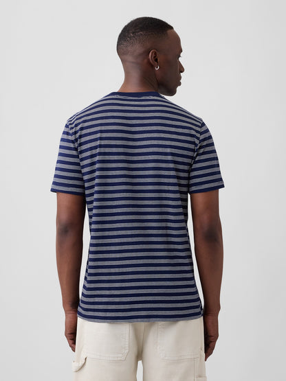 Beyaz Relaxed Bisiklet Yaka T-shirt
