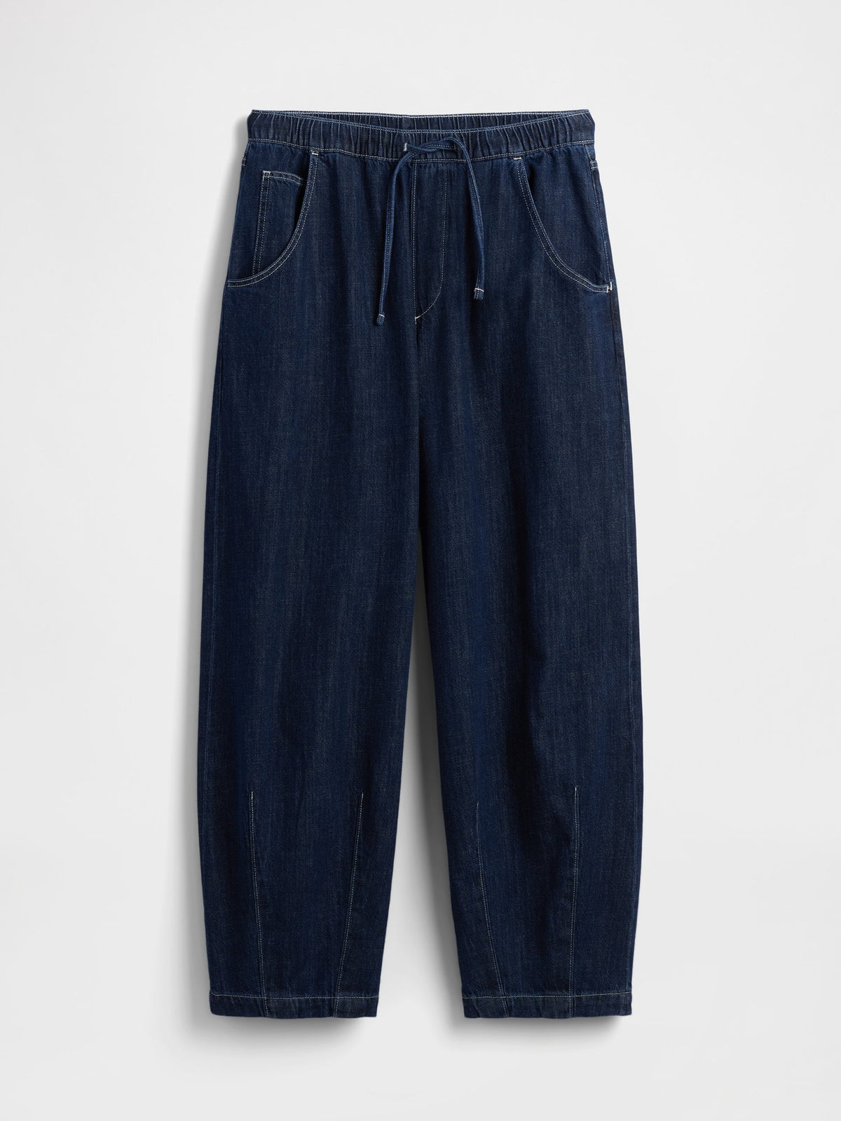 Koyu Mavi Extra Baggy Easy Jean Pantolon