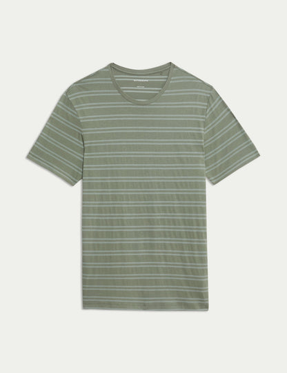 Supima® Modal Çizgili T-shirt