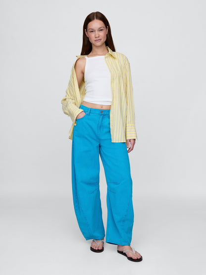 Mavi High Rise Ultrasoft Horseshoe Jean Pantolon