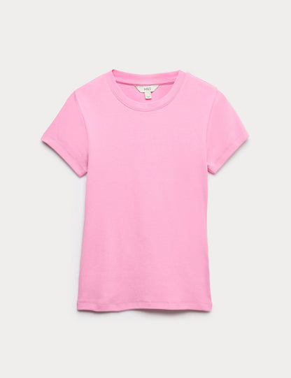 Pamuk Karışımlı Kısa Kollu T-shirt