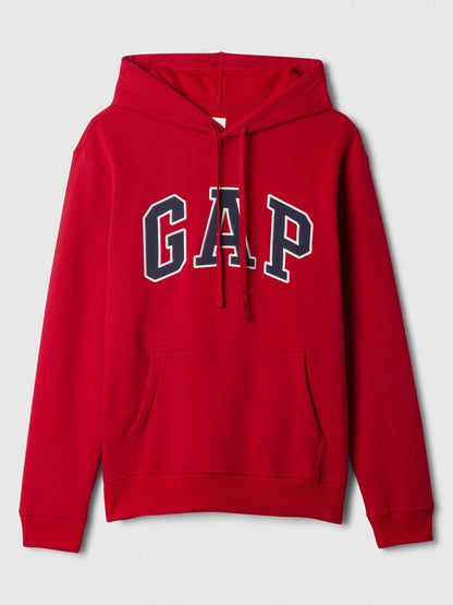 Kırmızı Gap Logo Relaxed Fleece Sweatshirt