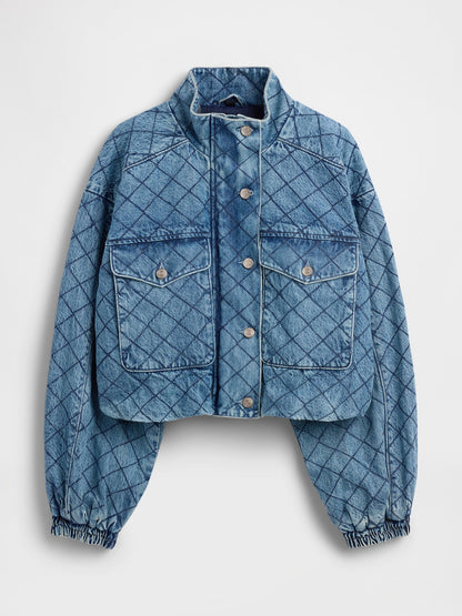 Mavi Gap × Hfr Dikişli Denim Bomber Ceket By Latouché