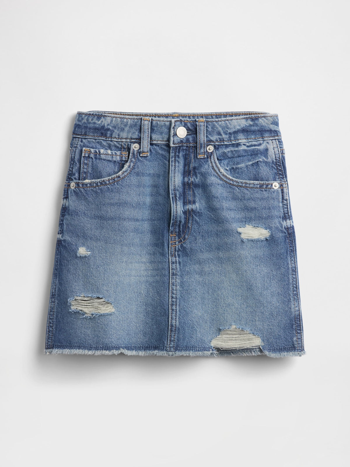 Mavi High Rise Denim Etek