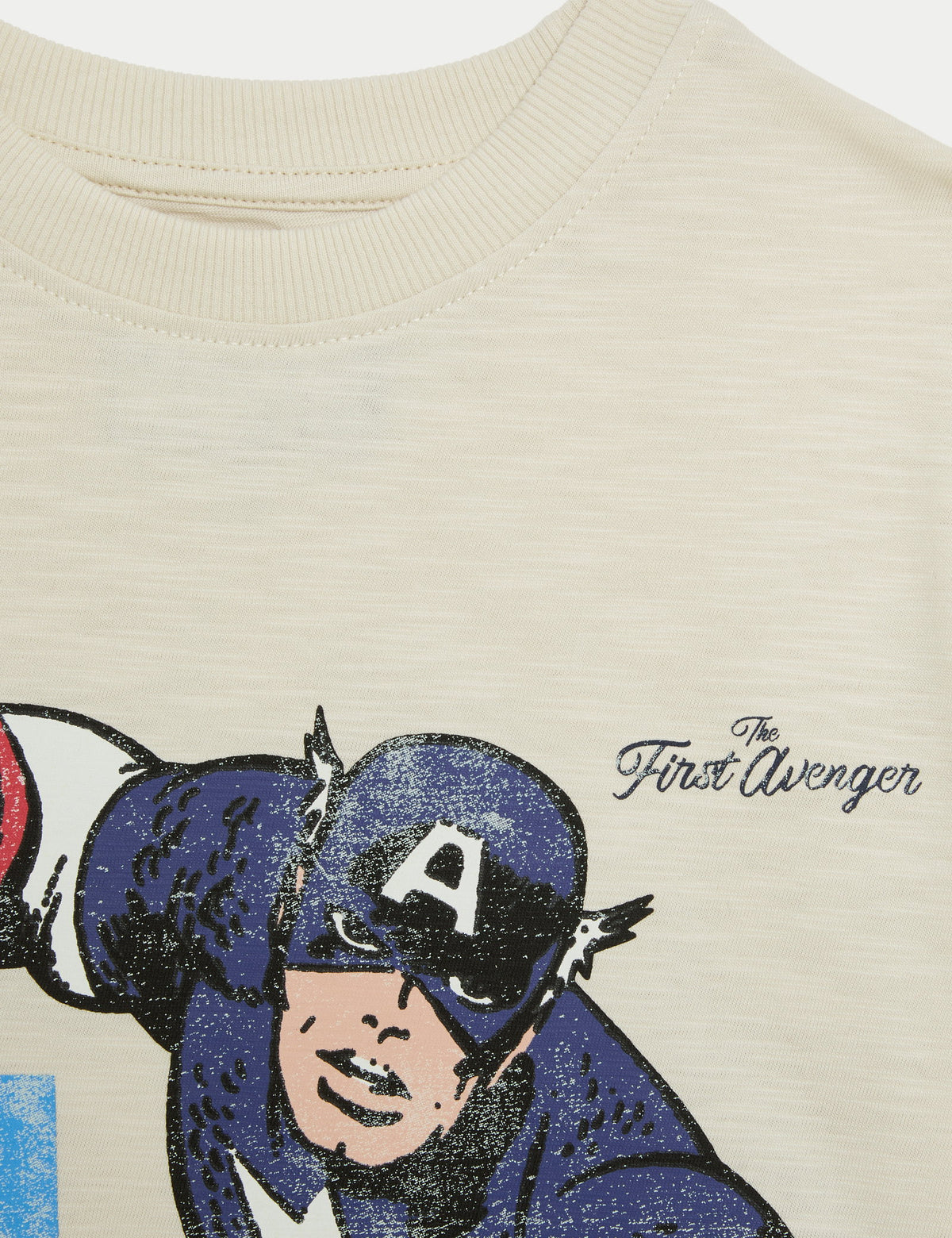 ?saf Pamuklu Captain America™ Tişört - 2-8 Yaş?