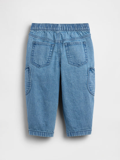 Mavi Brannan Bear Cepli Pull-on Barrel Jean Pantolon