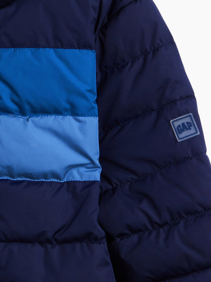 Lacivert Puffer Şişme Mont