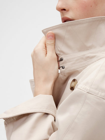 Bej Gapstudio Twill Tailored Trençkot