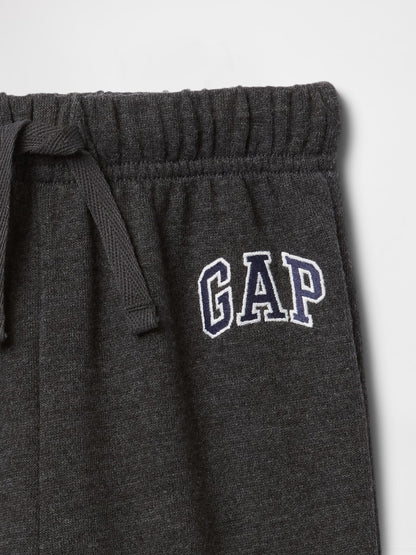 Gri Gap Logo Fransız Havlu Kumaş Pull-on Jogger Eşofman Altı