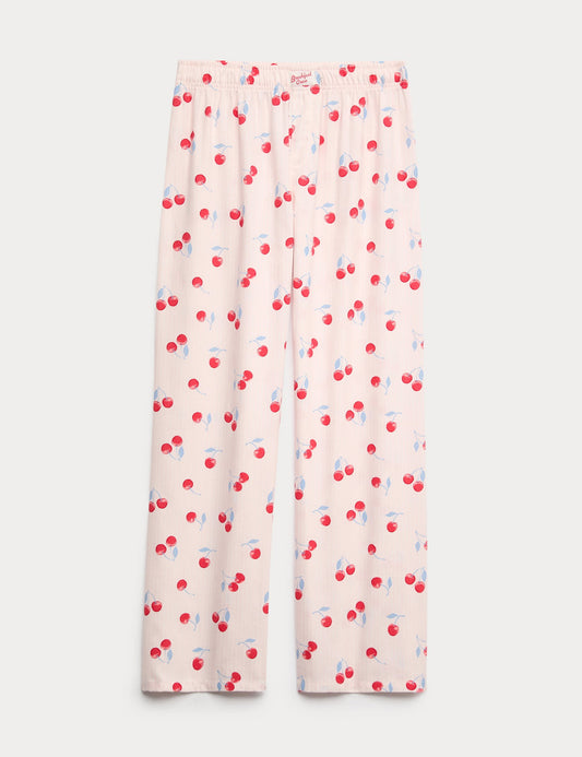Meyve Desenli Pijama Altı