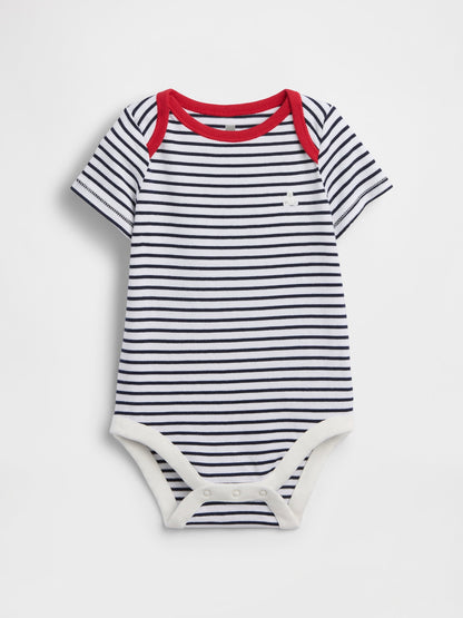 Lacivert First Favorites Organik Pamuk Bodysuit
