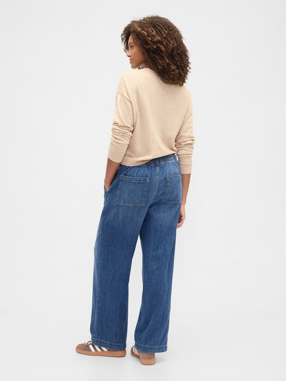 Mavi High Rise Easy Wide-leg Jean Pantolon