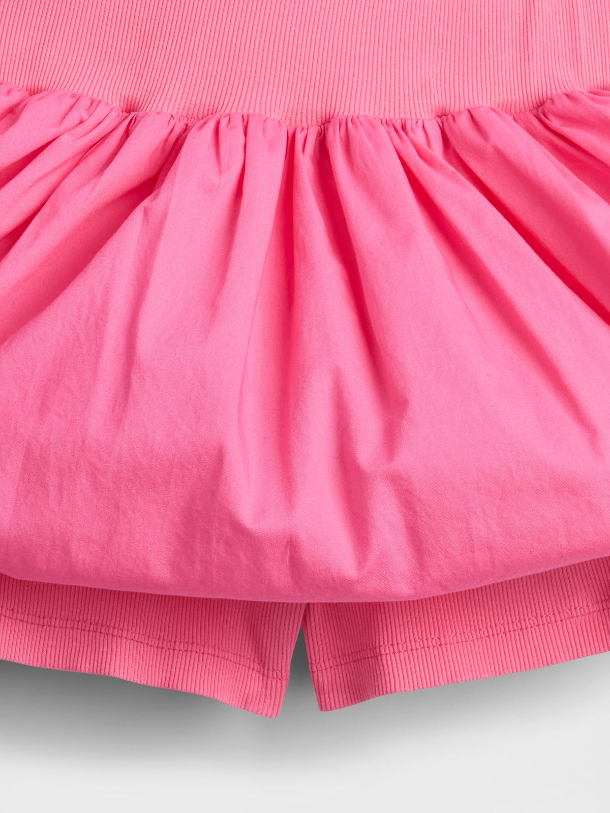 Pembe Bubble Şort Etek