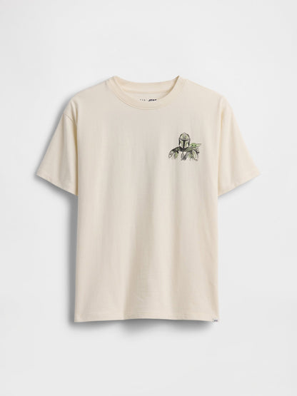 Siyah Star Wars Relaxed Grafik Baskılı T-shirt