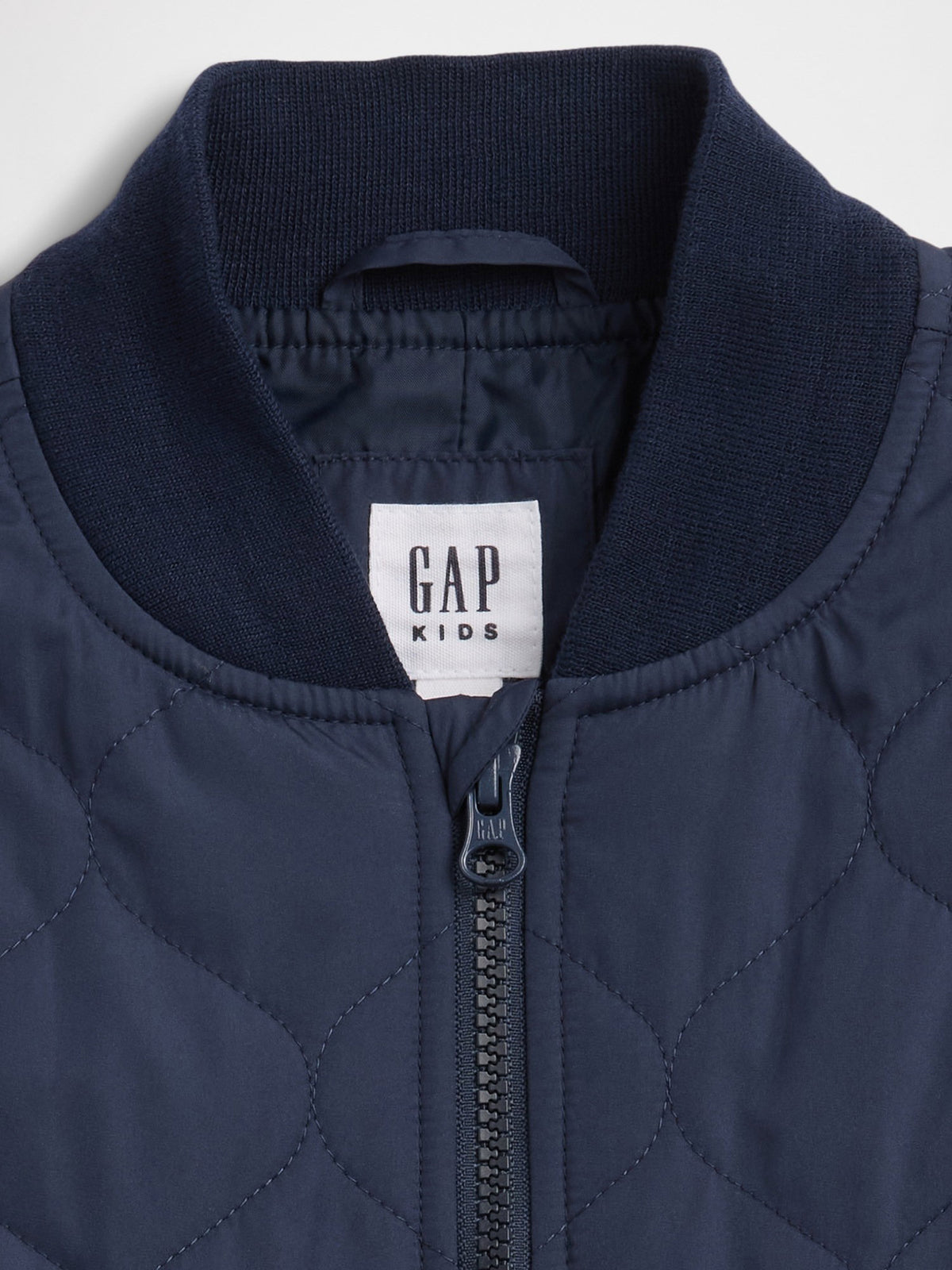 Lacivert Kapitone Bomber Ceket