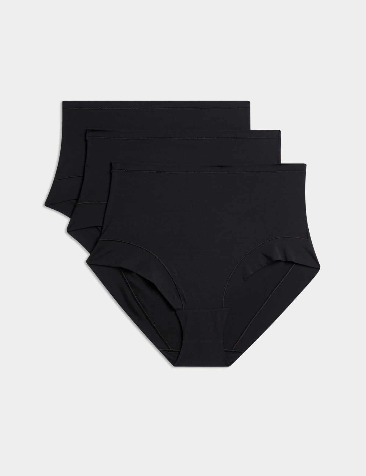 3'lü Flexifit™ Yüksek Bel Şort Külot