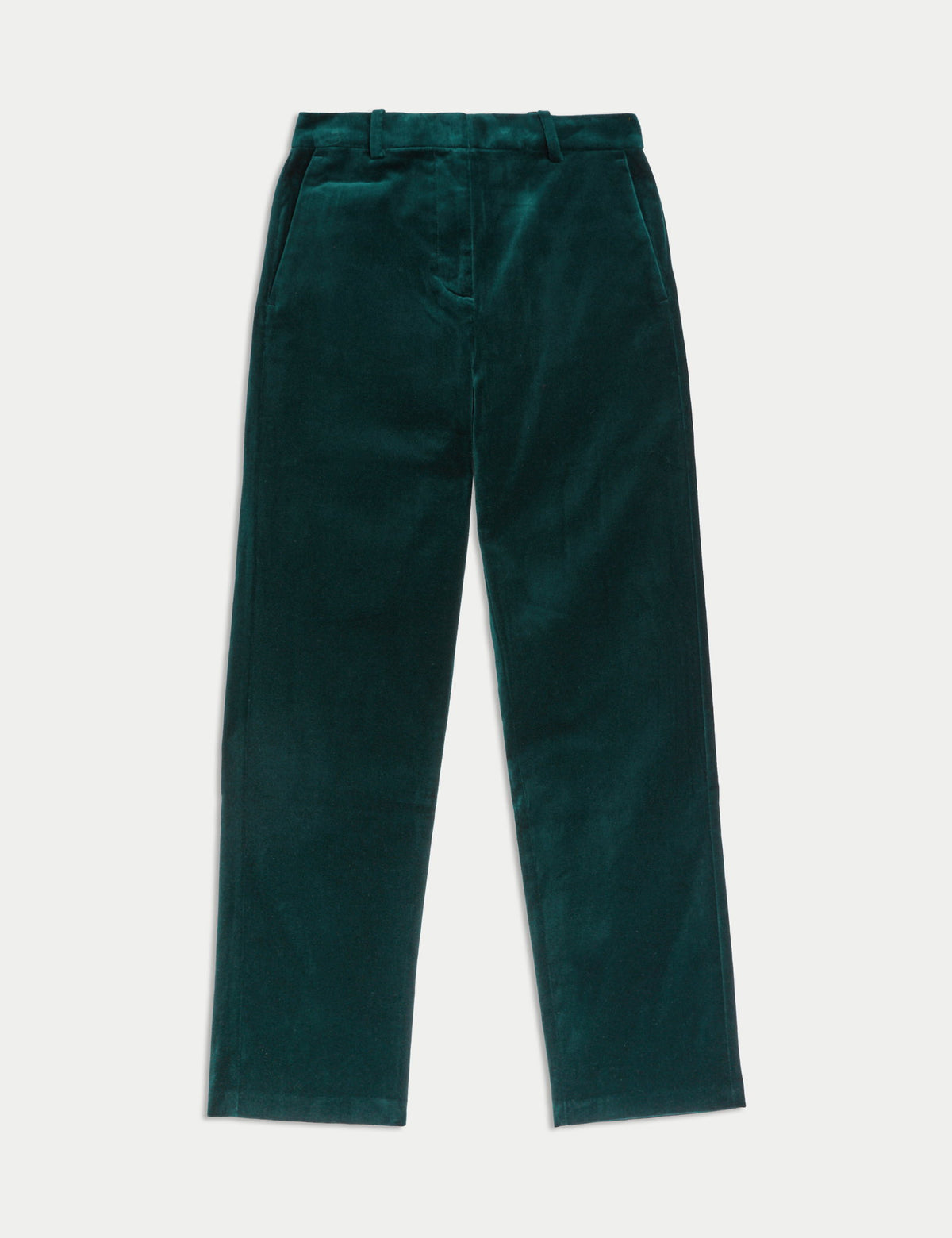 Kadife Straight Leg Pantolon