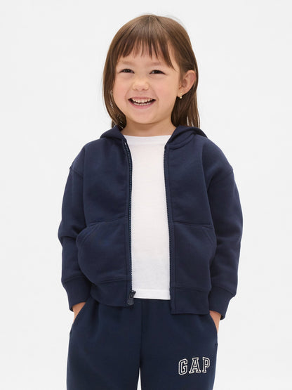 Lacivert Vintagesoft Fermuarlı Sweatshirt