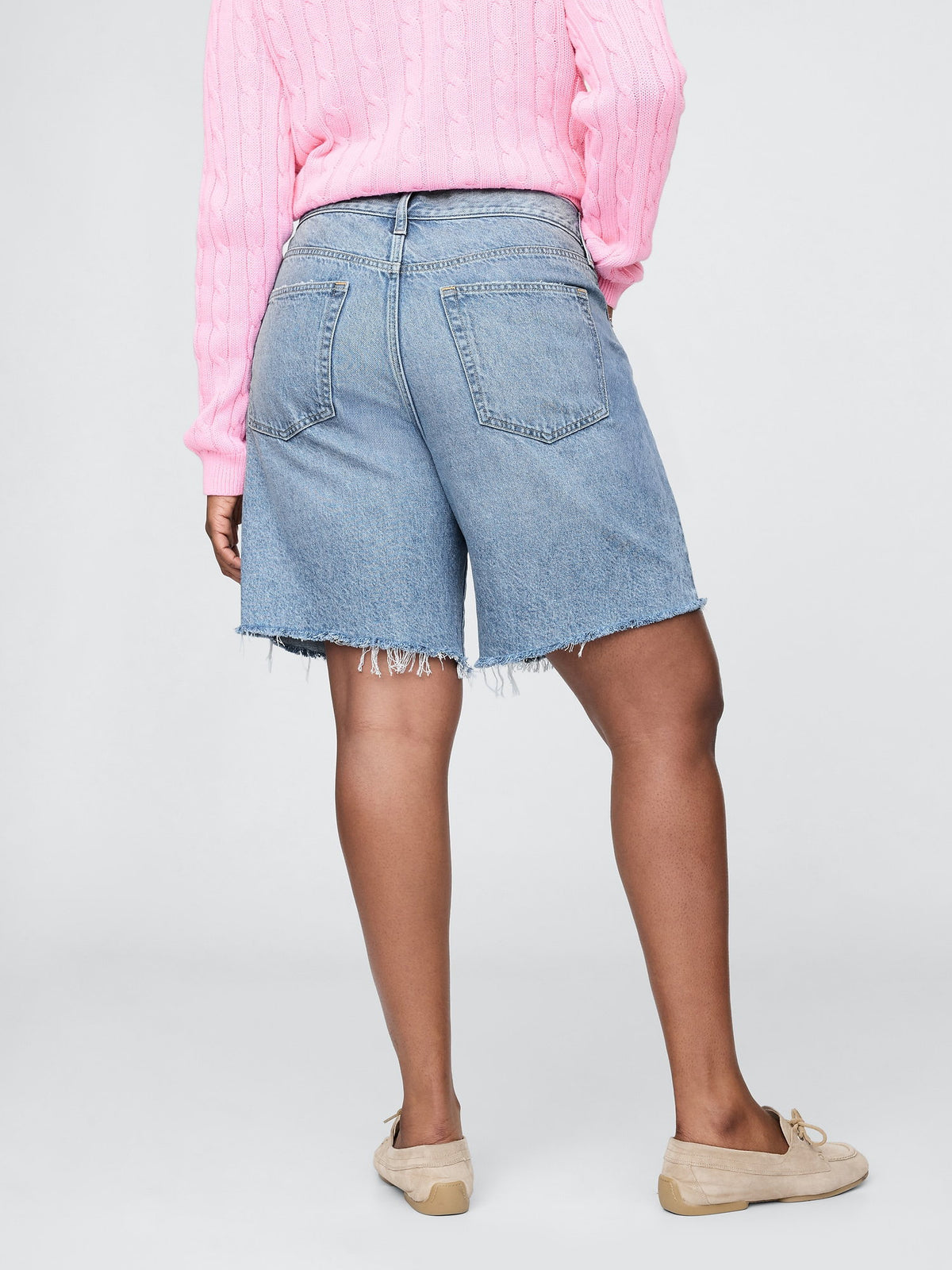 Mavi 8 Mid Rise '90s Loose Denim Bermuda Şort