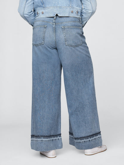 Mavi Mid Rise Ultrasoft Baggy Jean Pantolon