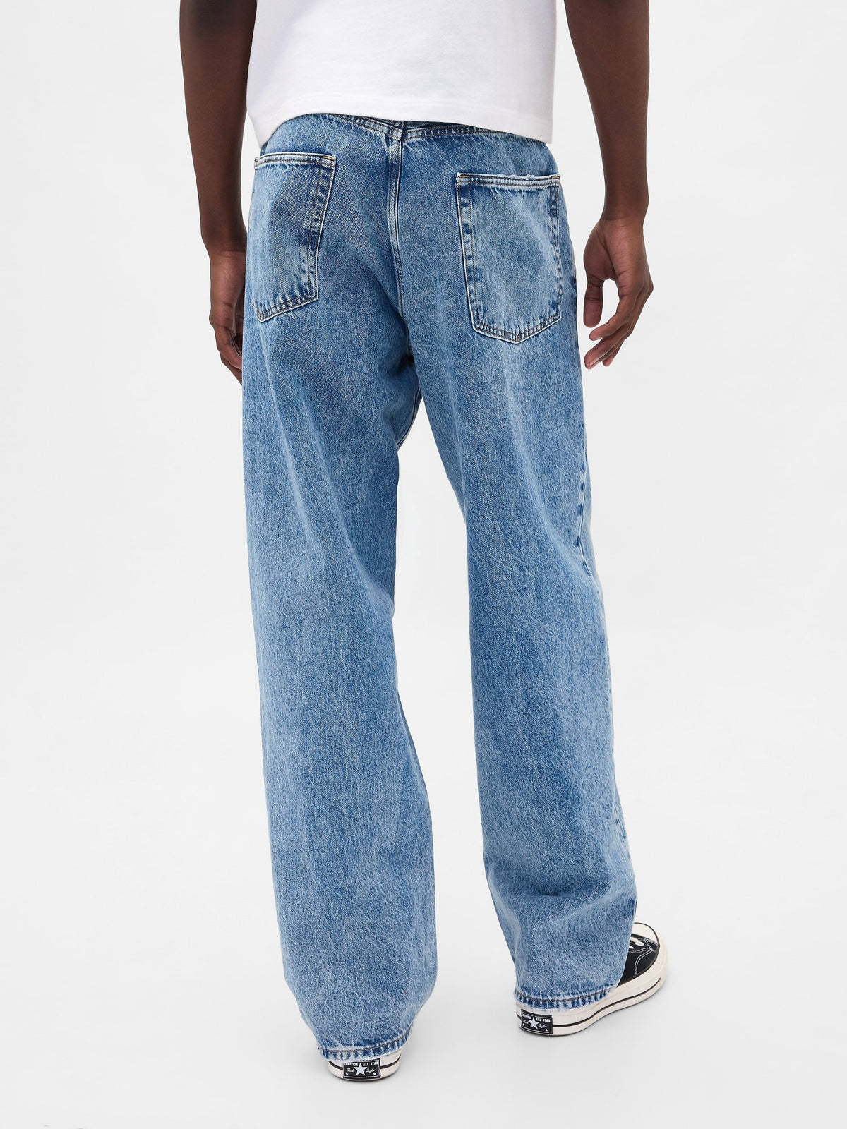 Açık Mavi Baggy Jean Pantolon
