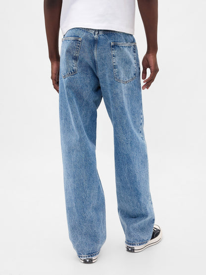 Açık Mavi Baggy Jean Pantolon