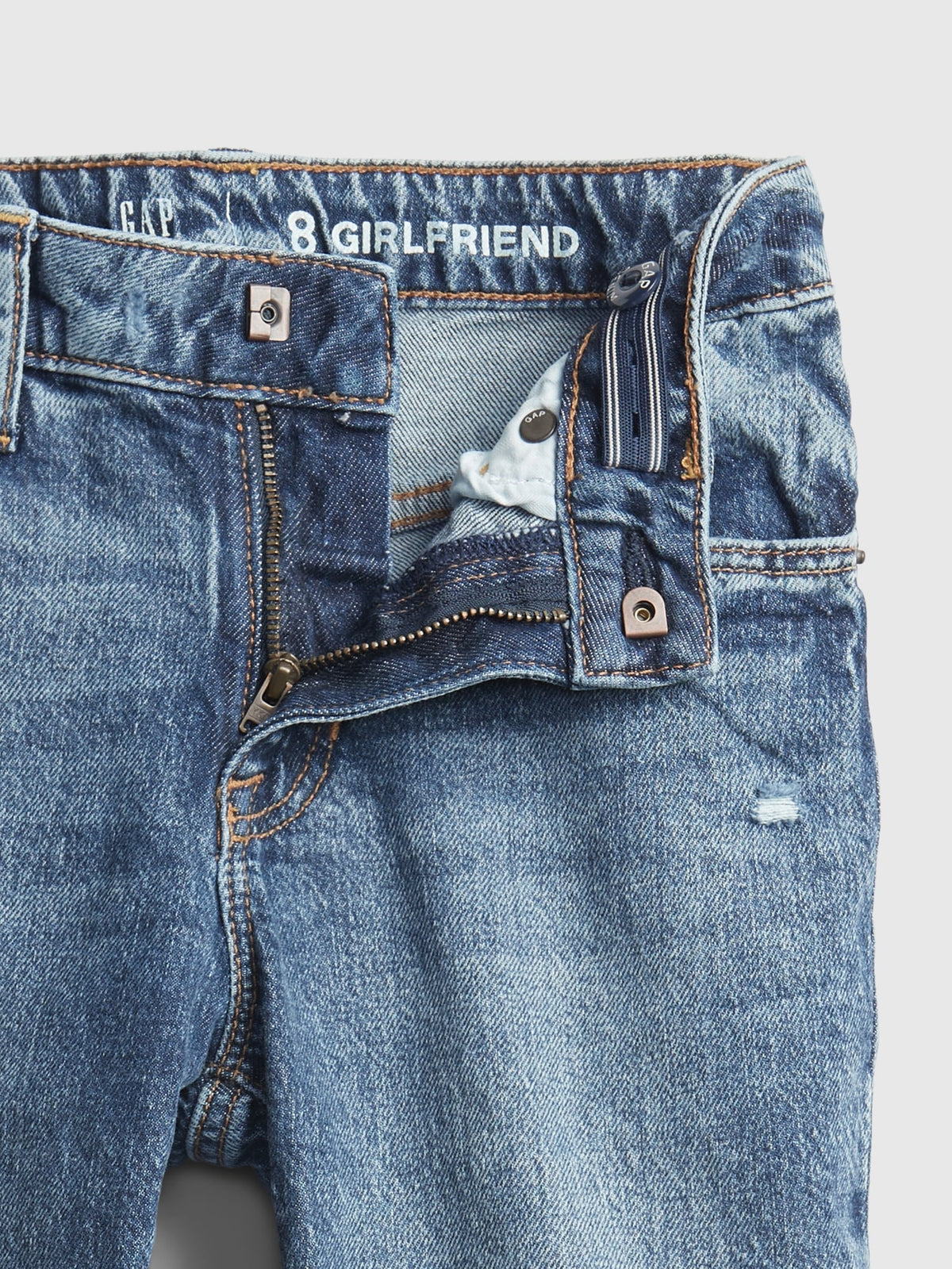 Mavi Distressed Girlfriend Washwell™ Jean Pantolon