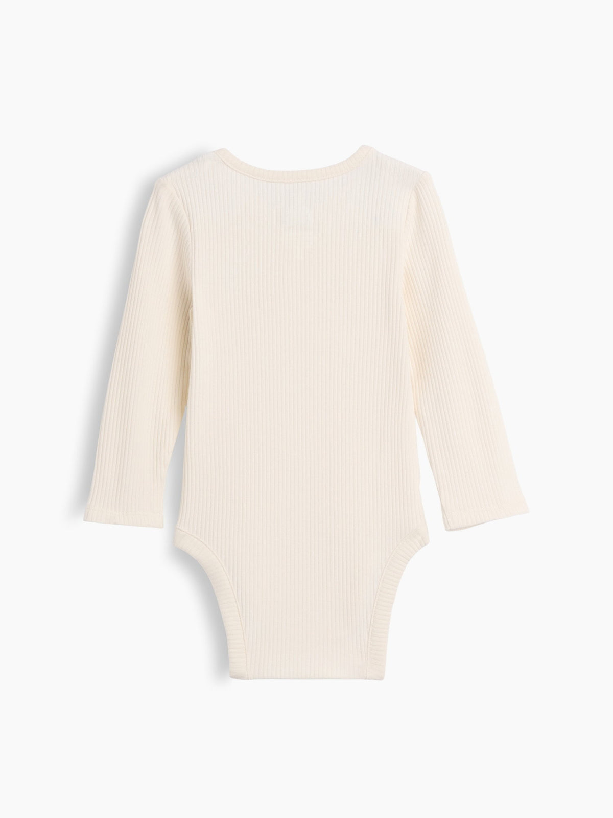 Kırık Beyaz First Favorites Tinyrib Henley Bodysuit