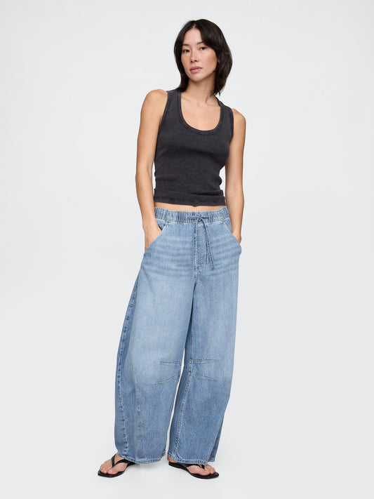 Mavi Mid Rise Ultrasoft Horseshoe Jean Pantolon