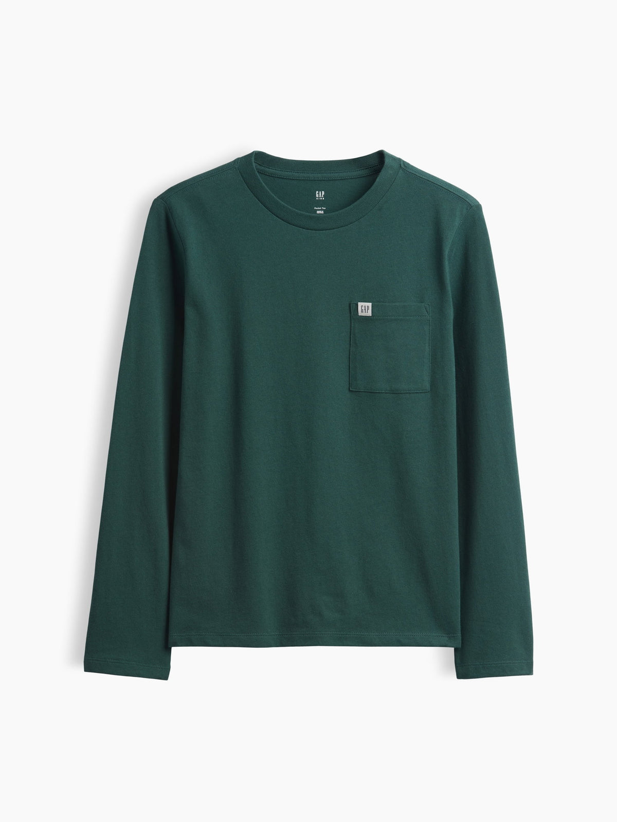 Koyu Yeşil Logo Cepli T-shirt