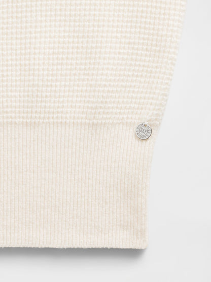 Koyu Pembe Gap × Summer Fridays Cashsoft Waffle Crop Sweatshirt