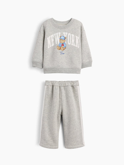 Krem Baby Vintagesoft Brannan Bear Sweat Set